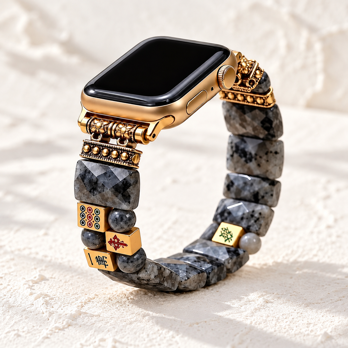 Midnight Fortune Mahjong-bandje voor Apple Watch