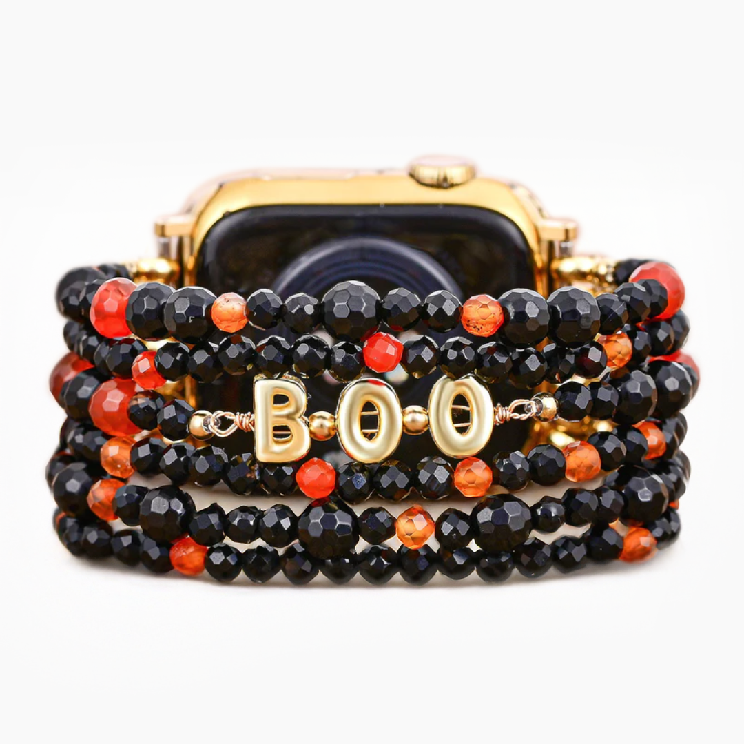 Halloween Pompoenveld Apple Watch Band