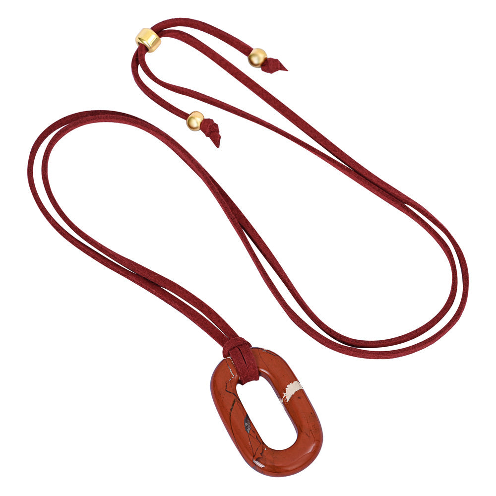 Suède Redstone Sereniteit Ketting