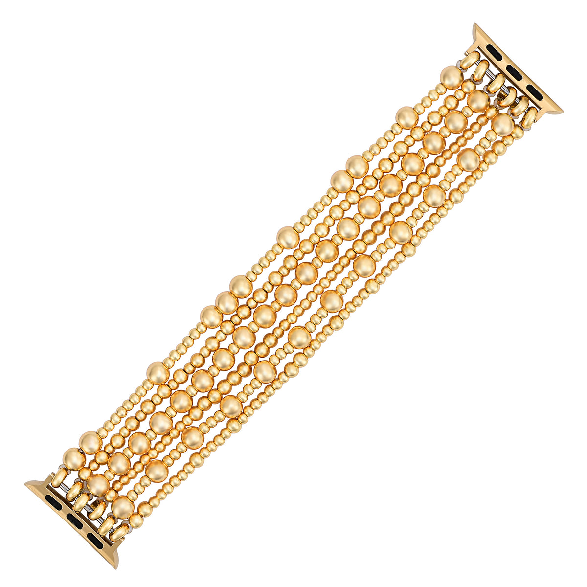 Gouden Bescheiden Stretch Apple Watch Bandje