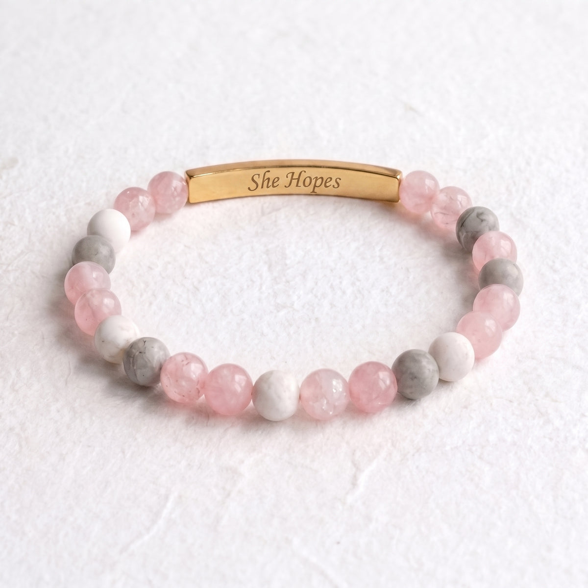 Armband voor de Borstkankermaand - Zij hoopt