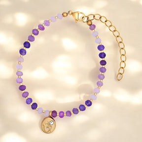 Lavendel Bliss Jade Armband