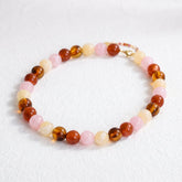 Chunky rozen kralenketting