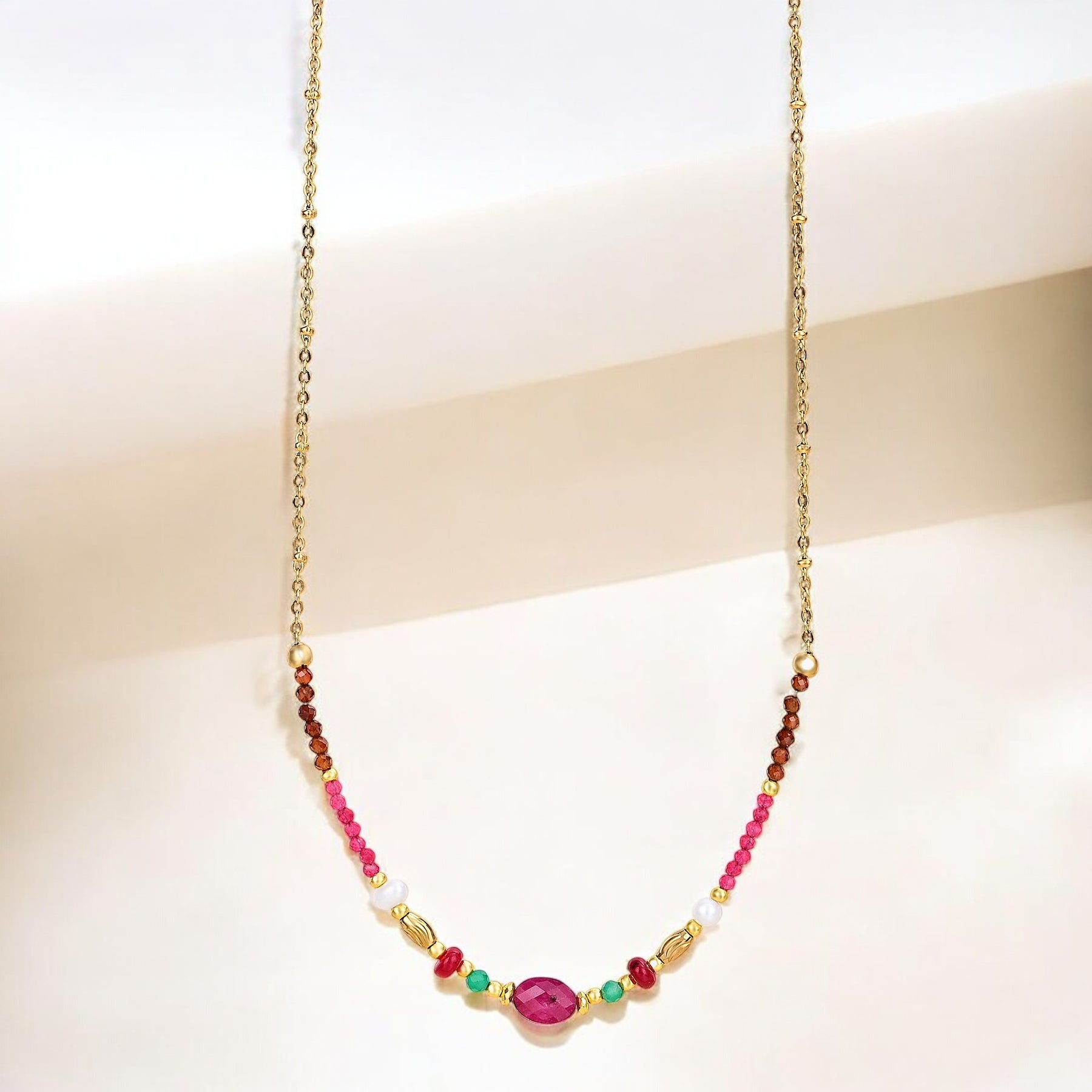 Ruby Jade Harmonie Ketting