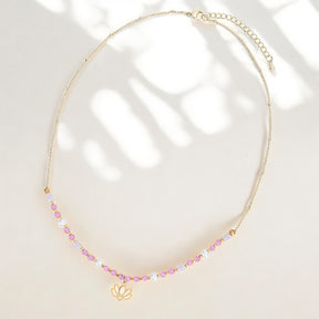Blush Lotus Serenity Ketting