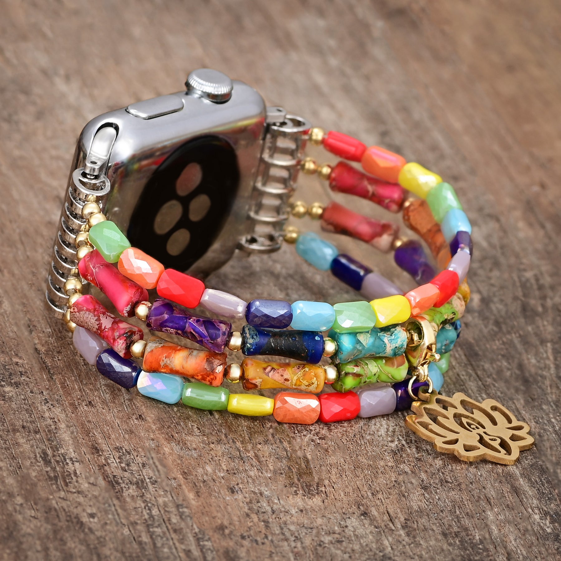 Lotus Chakra stretch Apple Watch -band