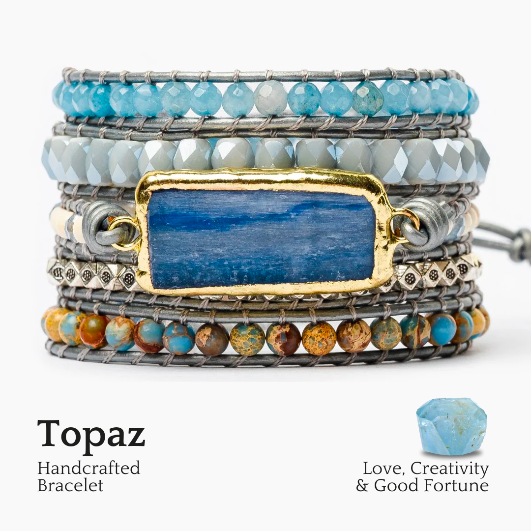 Genezing Topaas Wrap Armband