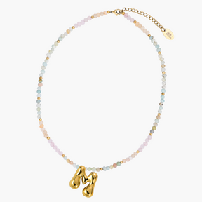 Pastel Bubble Initial Ketting