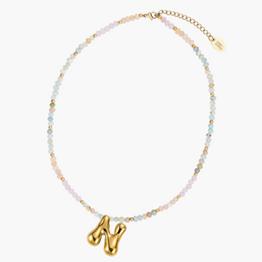 Pastel Bubble Initial Ketting