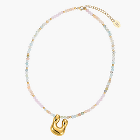 Pastel Bubble Initial Ketting