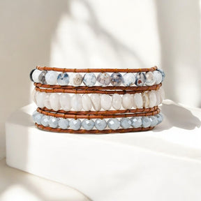 Witte Harmony Artisan Wikkelarmband
