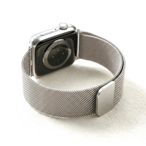 Platina stalen luxe Apple Watch bandje