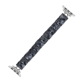 Middernacht Balans Steen Rekbare Apple Watch Band