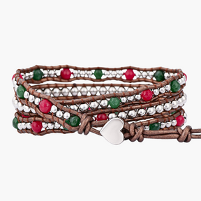 Winter Wonderland Kerst Wikkelarmband