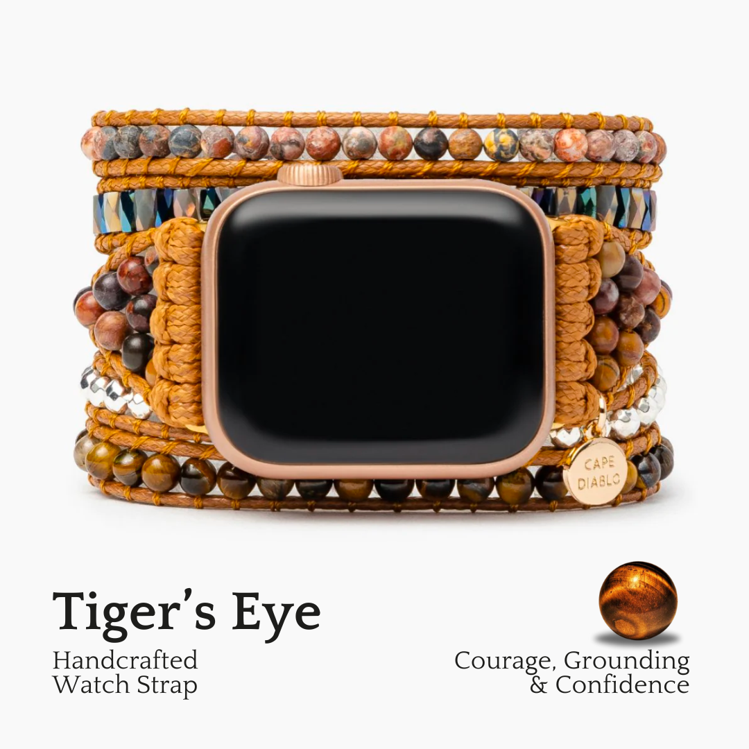 Tiger's Eye Royal Apple Watch Band