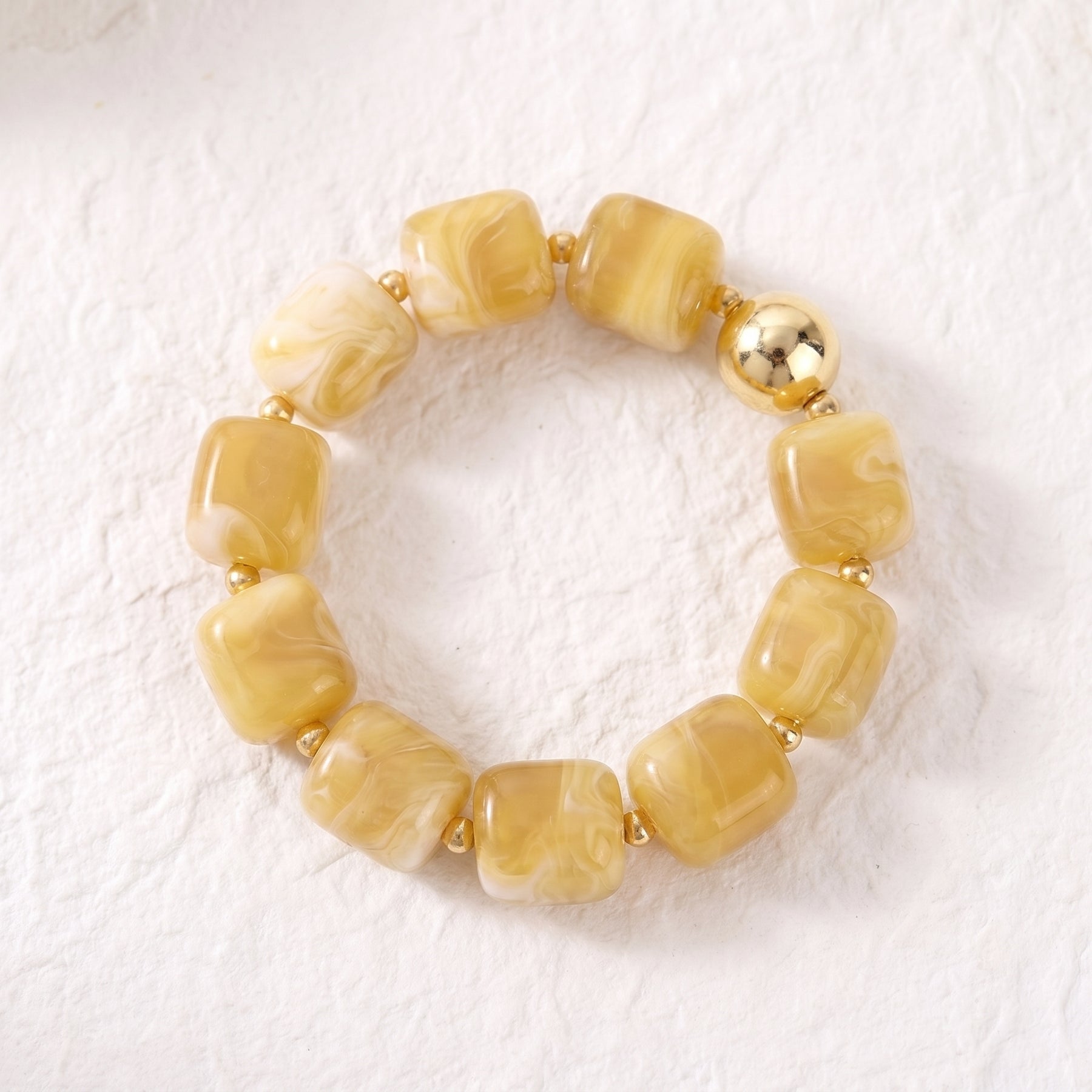 Chunky armband Sunlit Honey