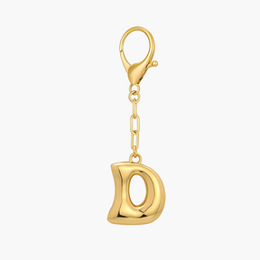 Bubbelletter Initiaal Sleutelhanger & Tasbedel