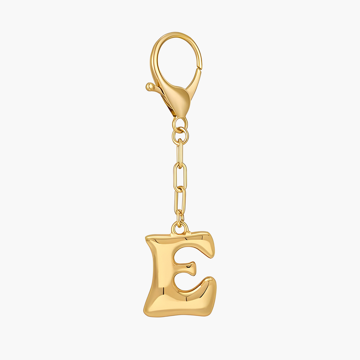 Bubbelletter Initiaal Sleutelhanger & Tasbedel