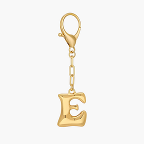 Bubbelletter Initiaal Sleutelhanger & Tasbedel