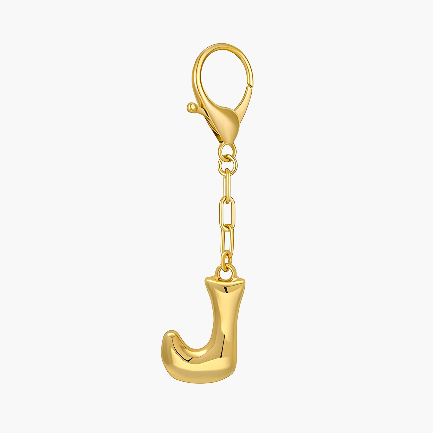 Bubbelletter Initiaal Sleutelhanger & Tasbedel