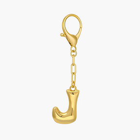 Bubbelletter Initiaal Sleutelhanger & Tasbedel