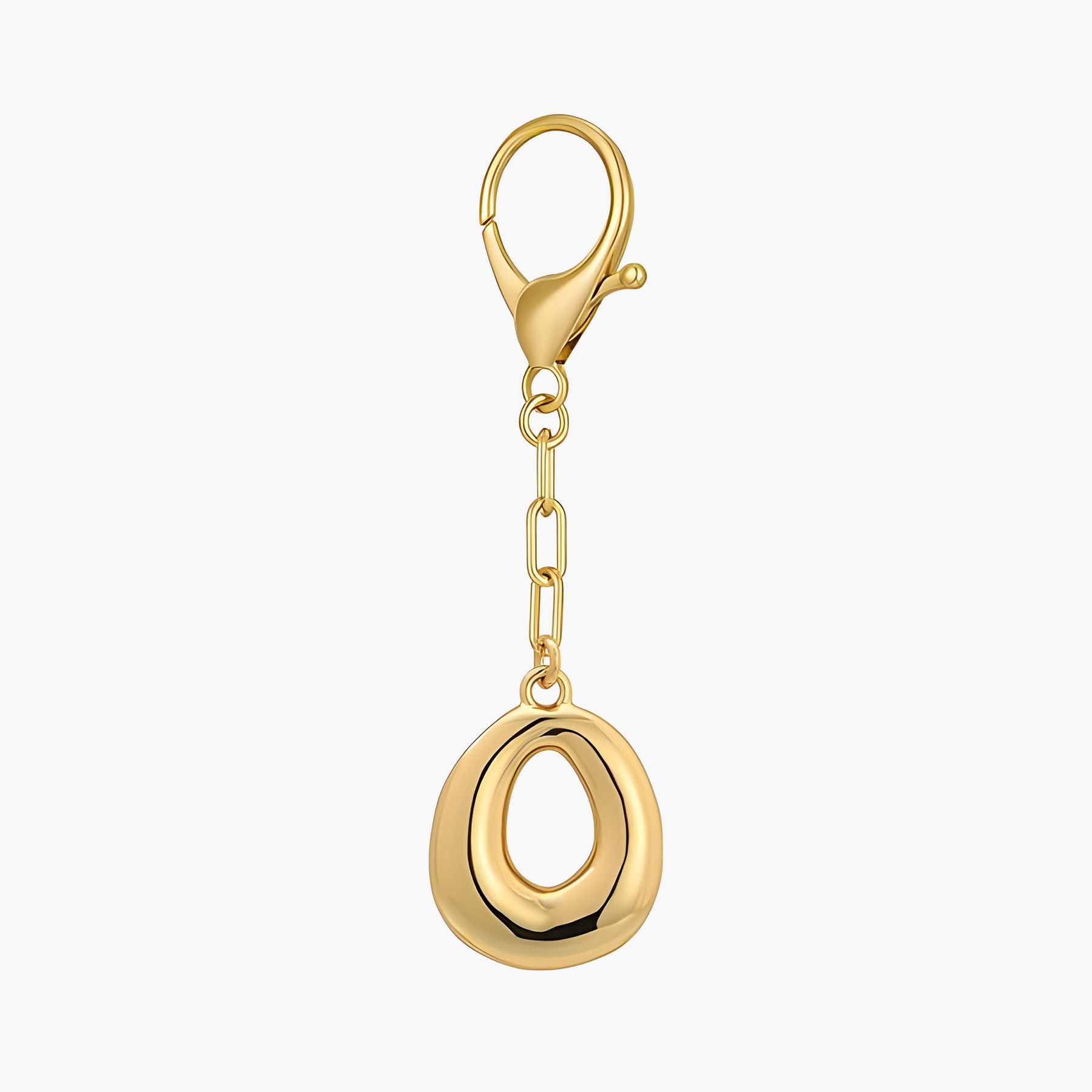 Bubbelletter Initiaal Sleutelhanger & Tasbedel