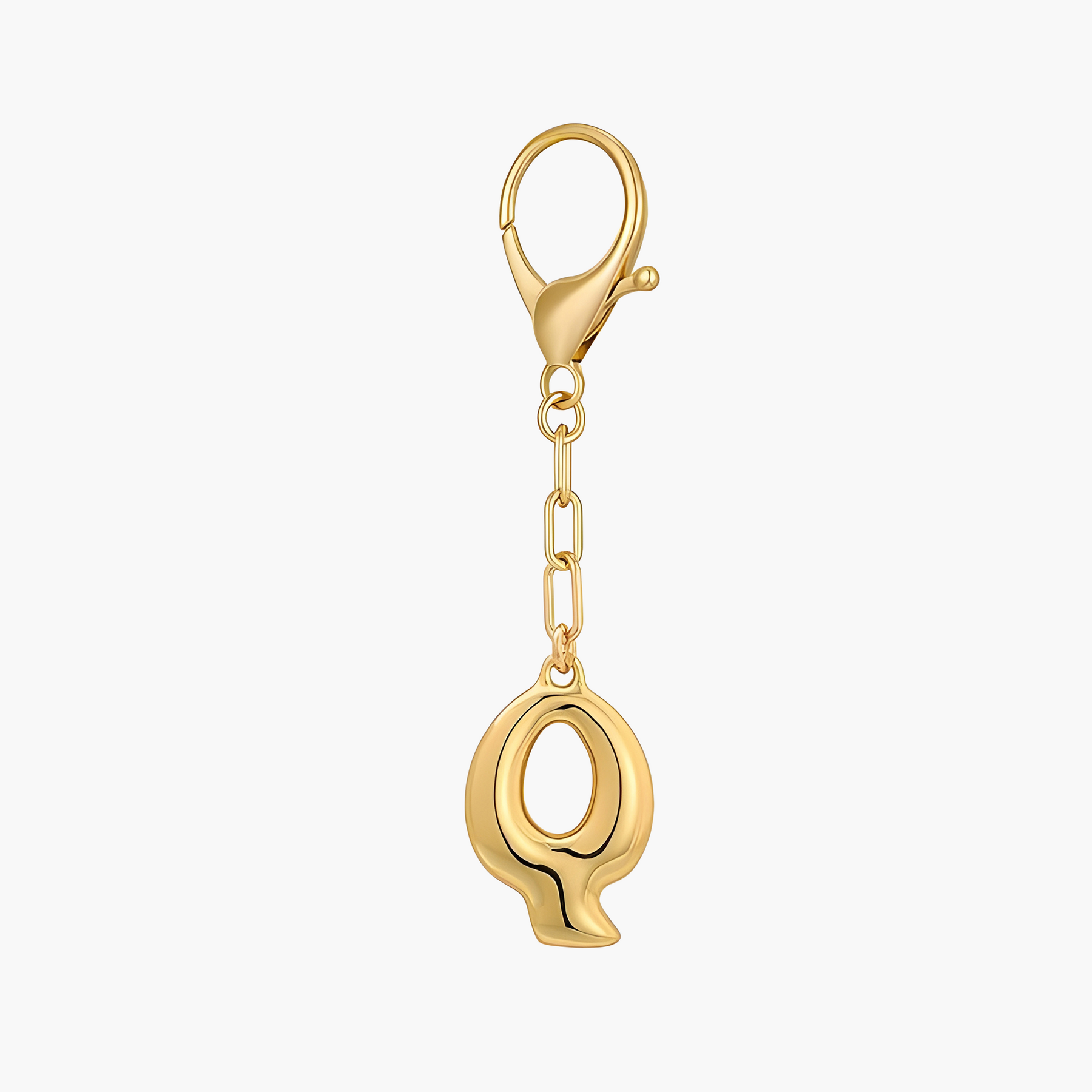 Bubbelletter Initiaal Sleutelhanger & Tasbedel