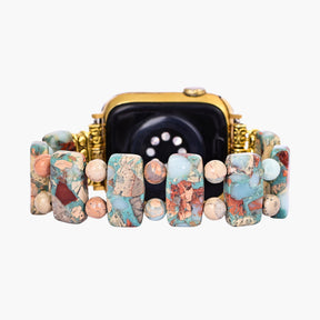 Zen Tibetaanse Stretch Apple Watch Bandje