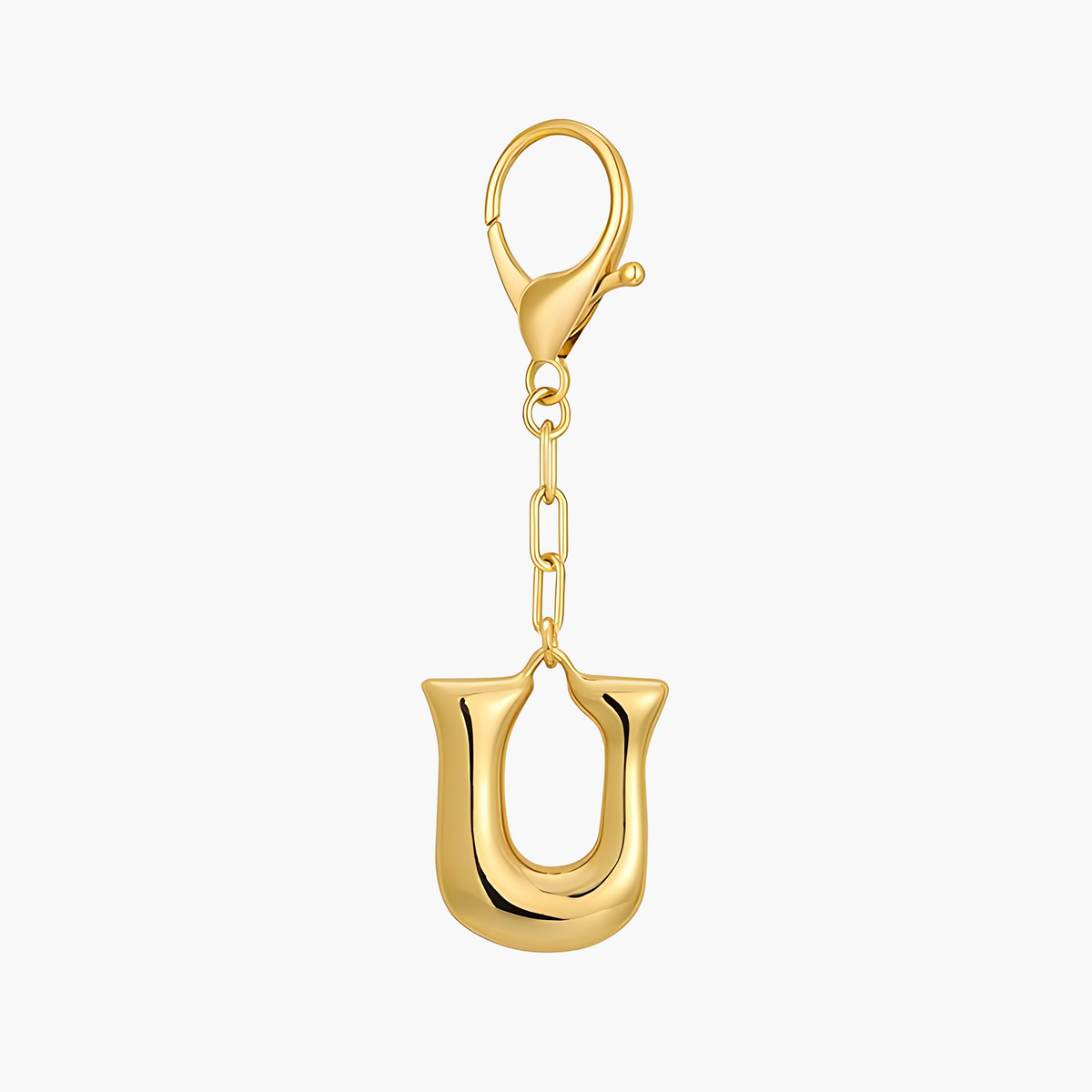 Bubbelletter Initiaal Sleutelhanger & Tasbedel