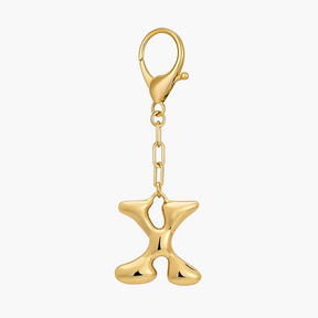 Bubbelletter Initiaal Sleutelhanger & Tasbedel