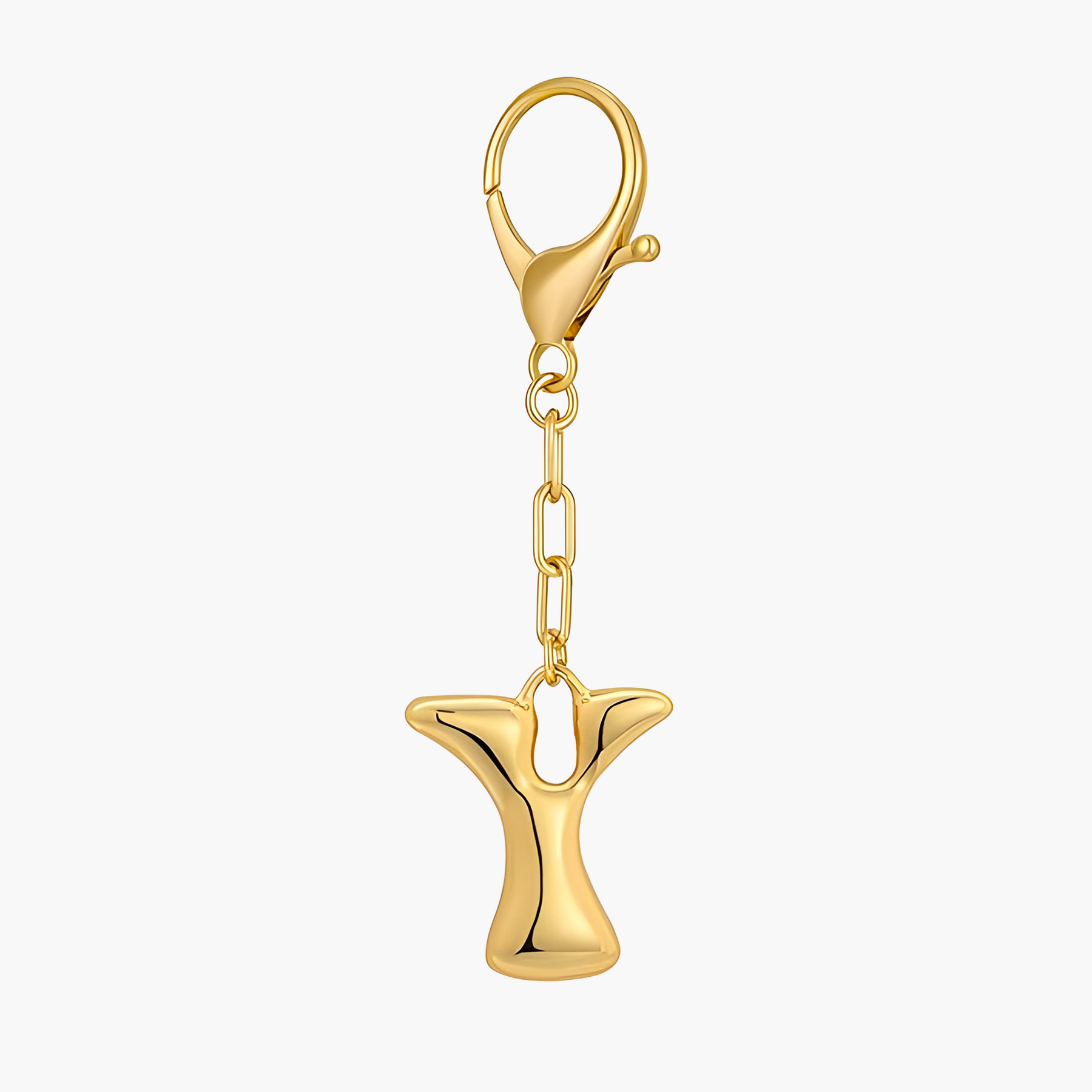 Bubbelletter Initiaal Sleutelhanger & Tasbedel