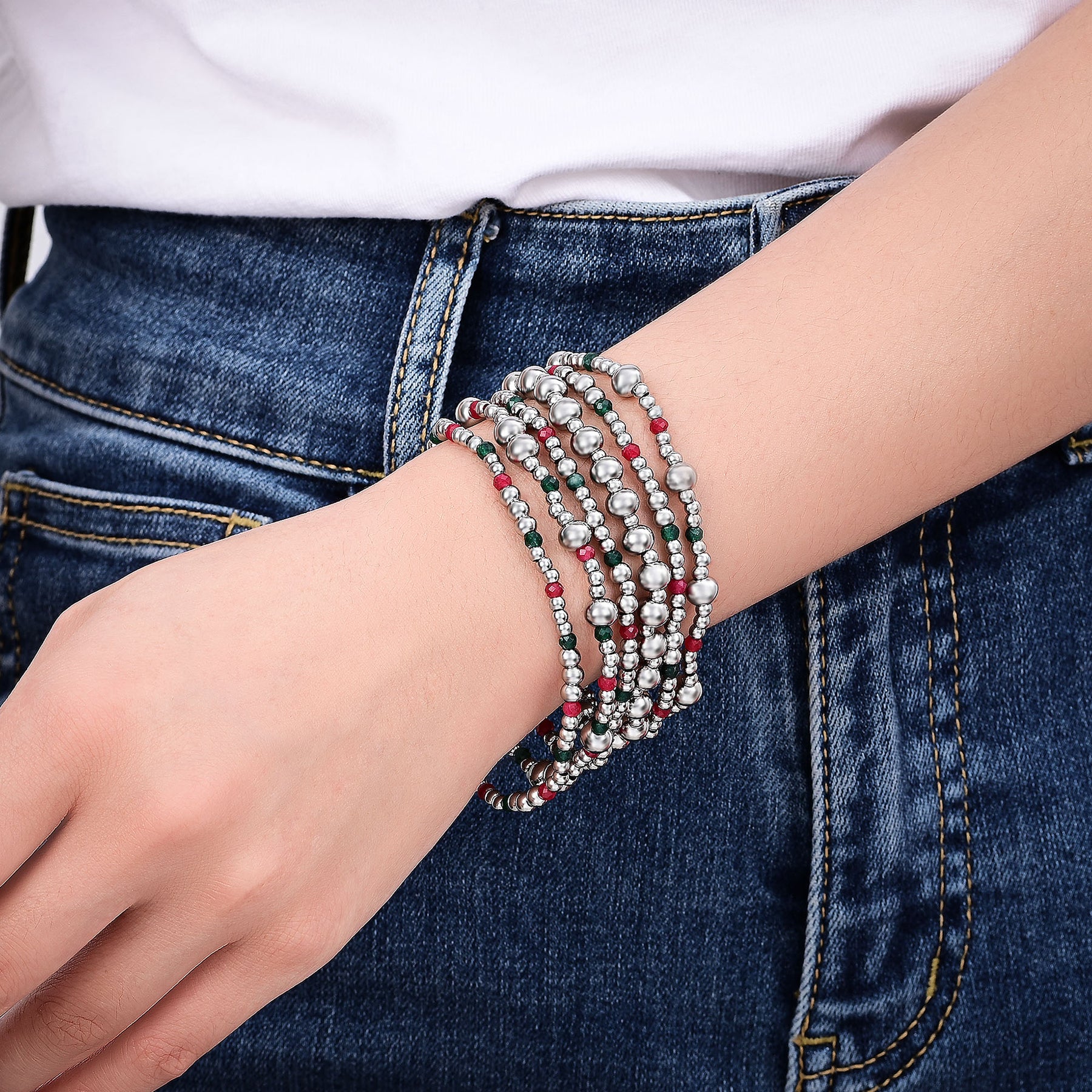 Amazoniet liefde bescherming armband