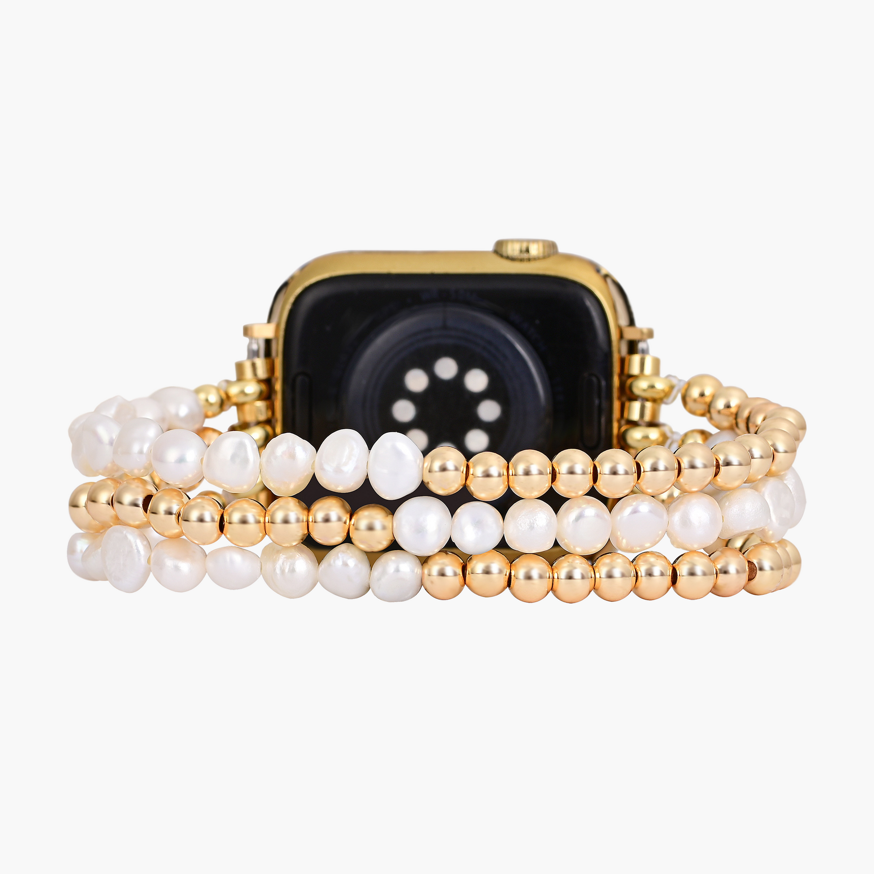 Pearl Radiance Stretch Apple Watch-band
