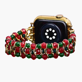 Christmas Charm Stretch Apple Watch Bandje