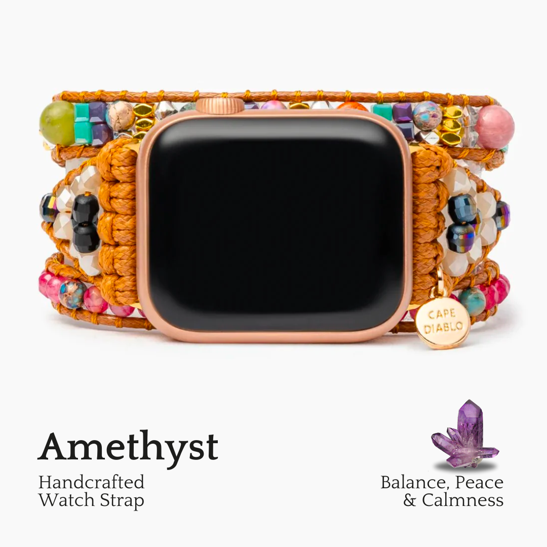 Healing Amethyst Protection Apple Watch-bandje