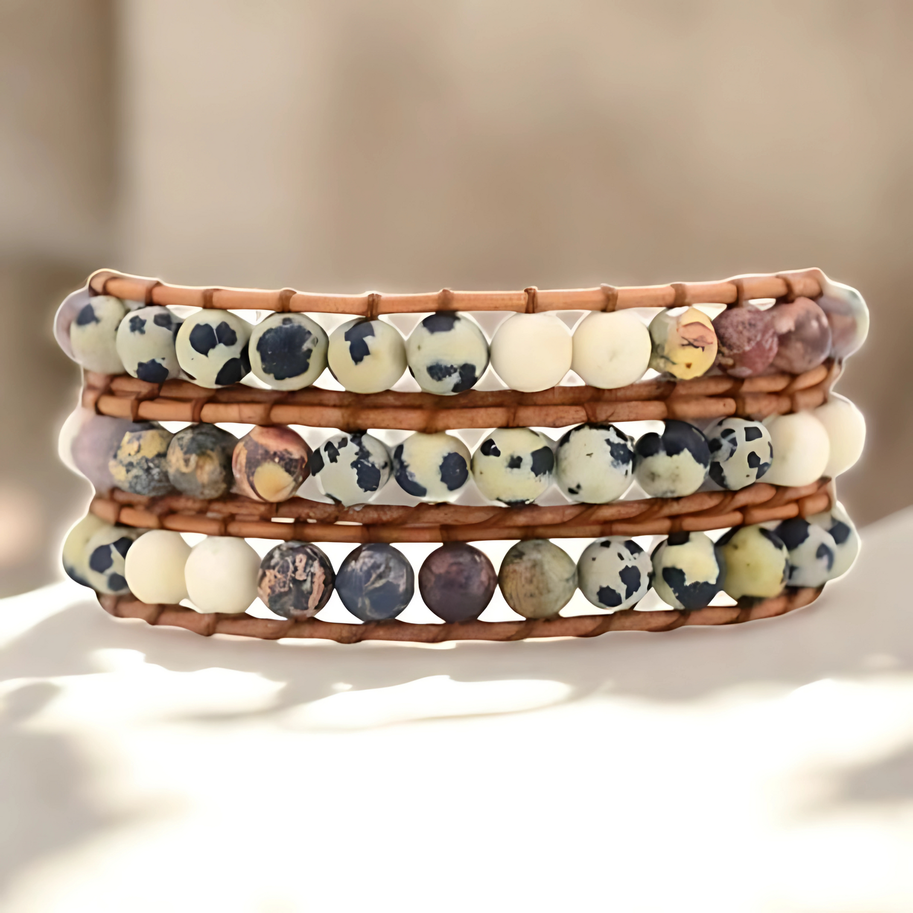 Natuurlijke Harmonie Wrap Armband