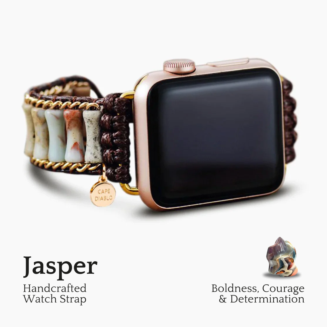 Verfijnde imperiale Jasper Apple Watch -band