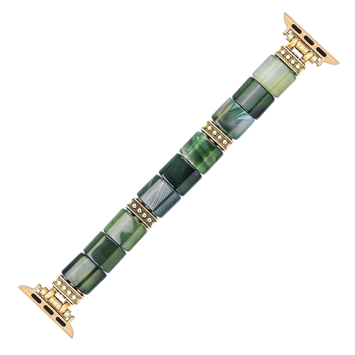 Evergreen Serenity Agaat Rekbare Apple Watch Band