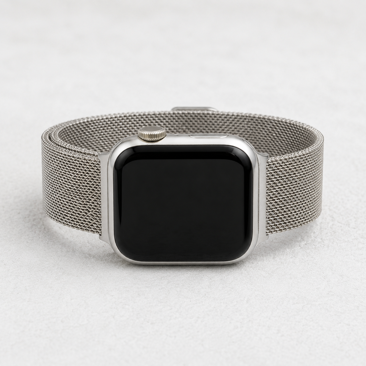 Platina stalen luxe Apple Watch bandje