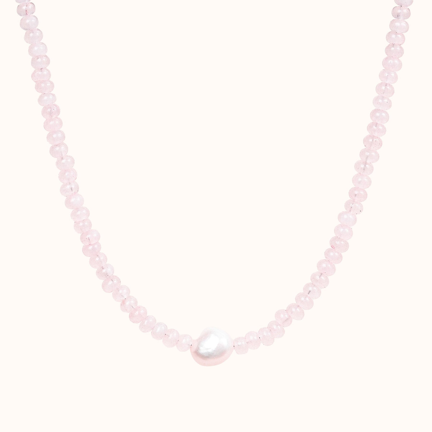 Rozen Gloed Parelketting