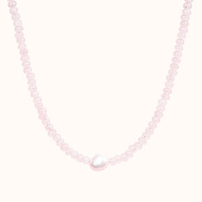 Rozen Gloed Parelketting