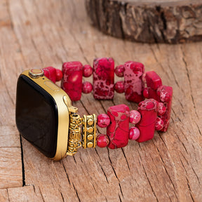 Hemelse Glans Stretch Apple Watch Bandje