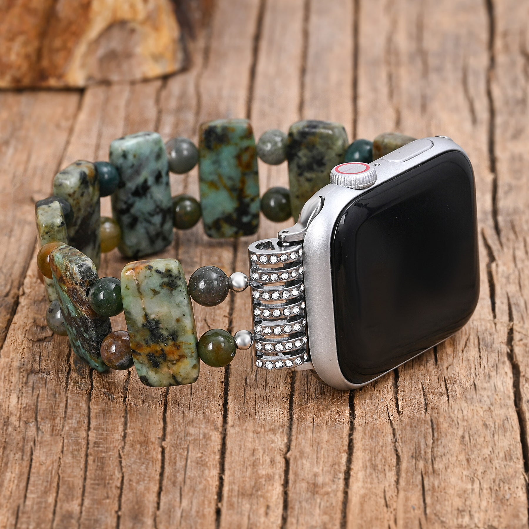 Ancient Forest Stretch Apple Watch Bandje