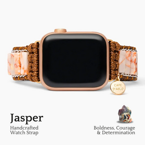 Delicaat Imperial Jasper Apple Watch-bandje