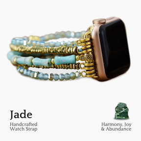 Jade Glimmer Stretch Apple Watch-bandje