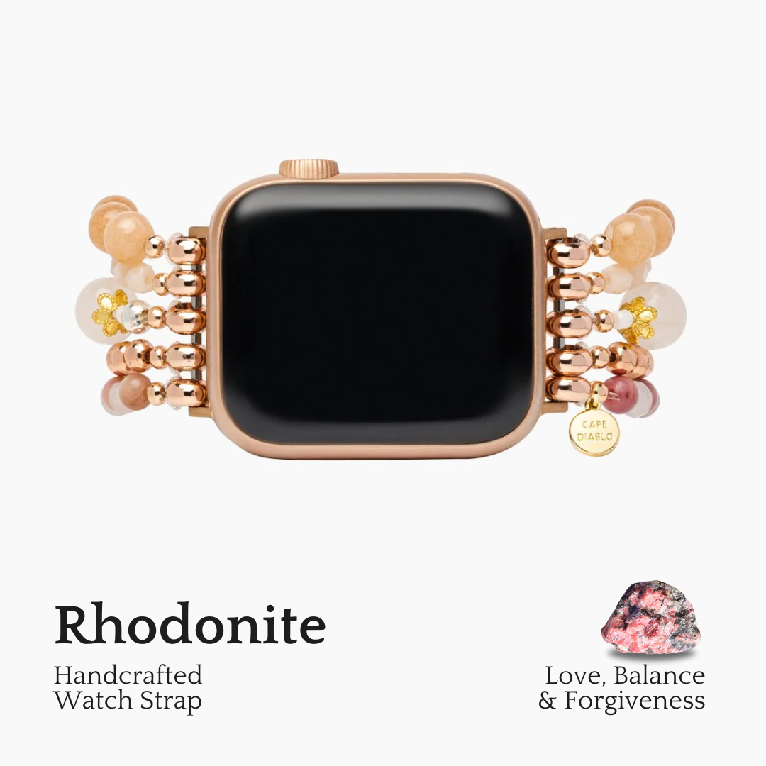 Bordeauxrood stretch Apple Watch -bandje