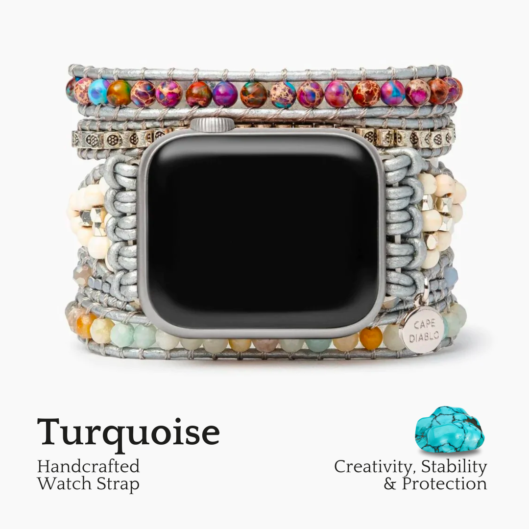 Genezende Turkooise Beschermende Apple Watch Band