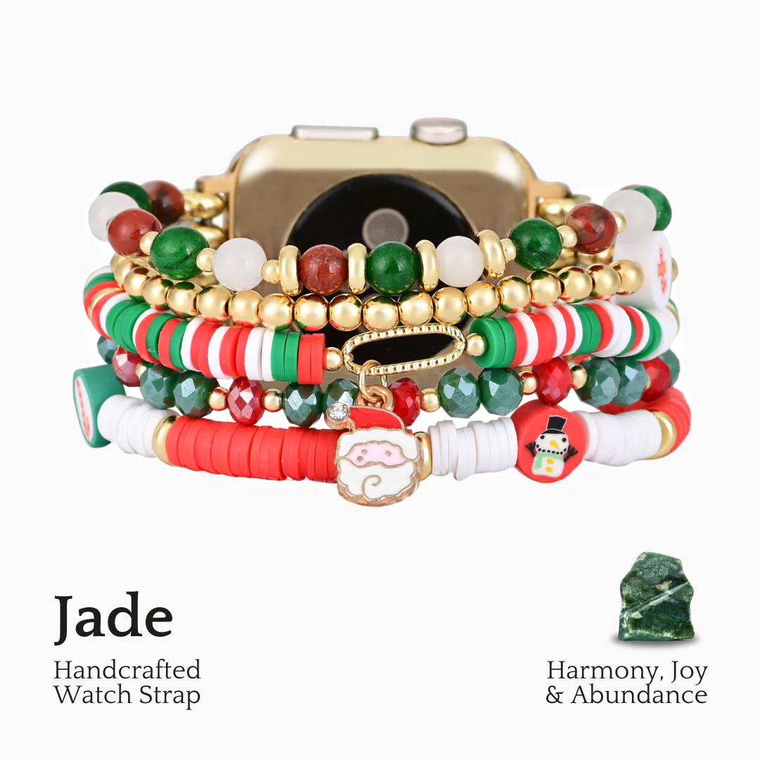 Santa Sparkle Stretch Apple Watch-band