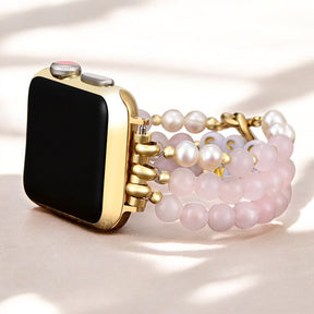 Boss Mom Rose Quartz Stretch Apple Watch Band