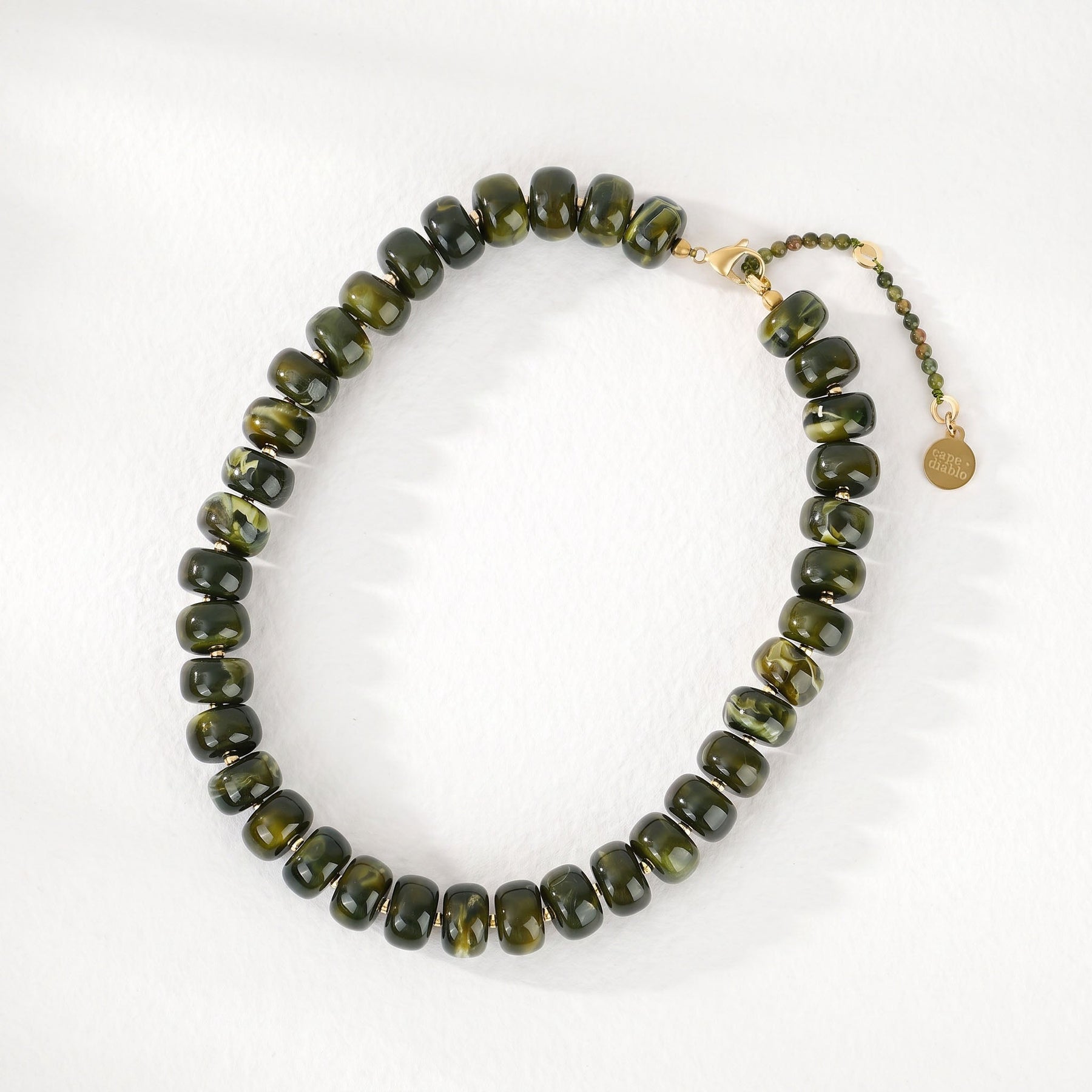 Chunky Forest Glow Green-ketting